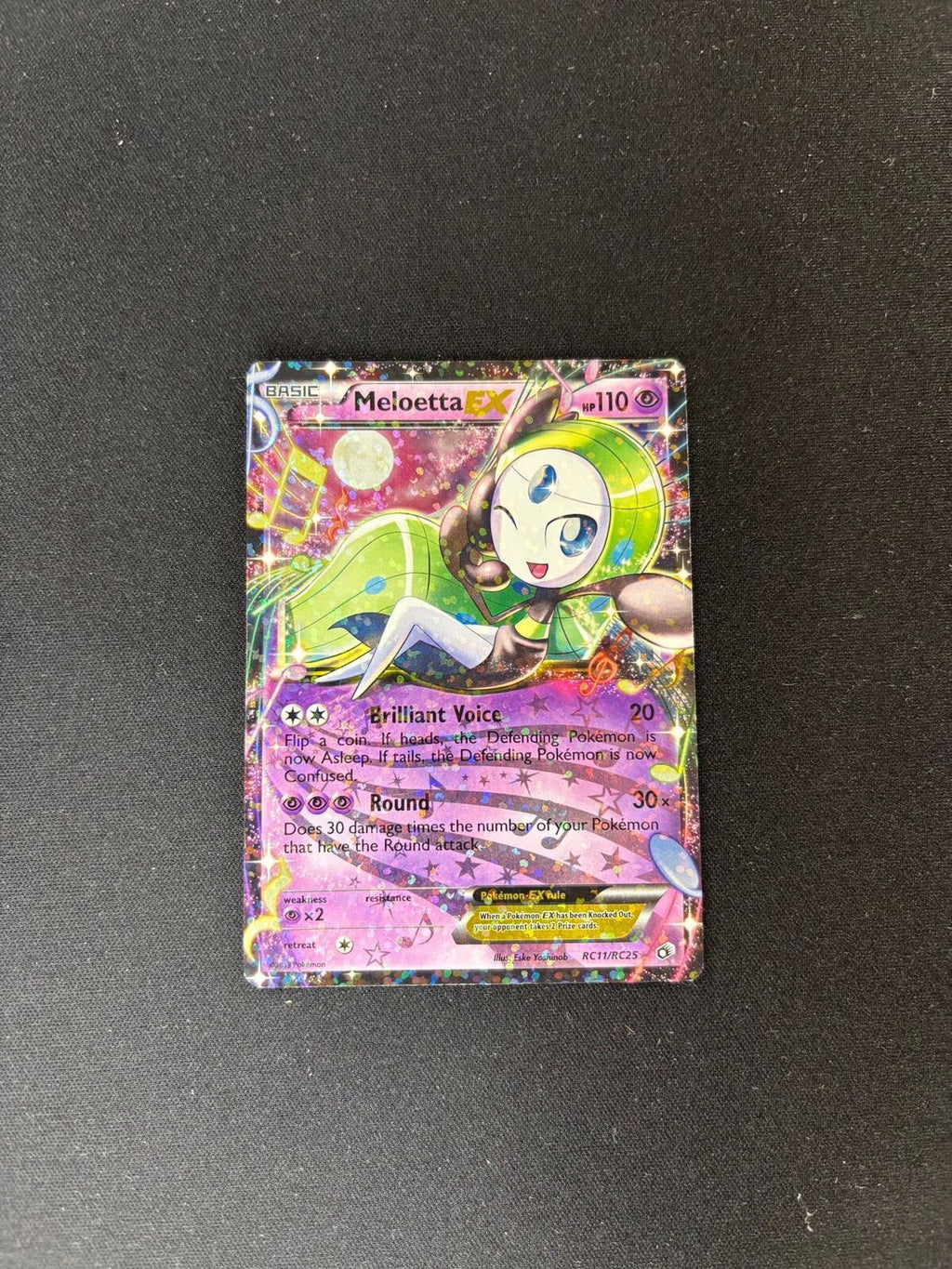 Meloetta EX – Legendary Treasures: Radiant Collections – #RC11/RC25 – MP