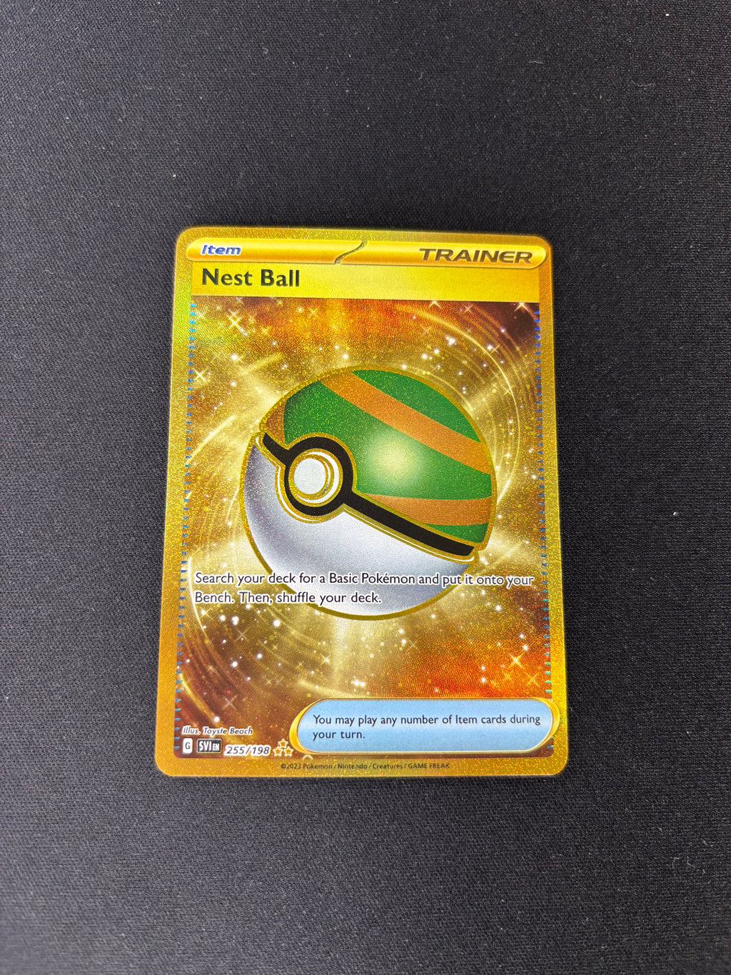 Nest Ball – Scarlet & Violet Base Set – Hyper Rare – #255/198 – NM