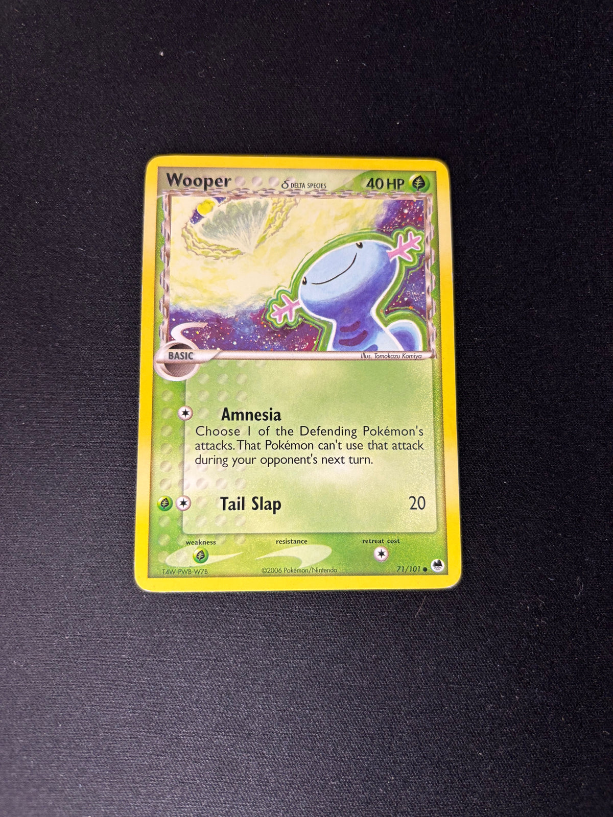 Wooper – EX Dragon Frontiers – Delta Species – #71/101 – MP