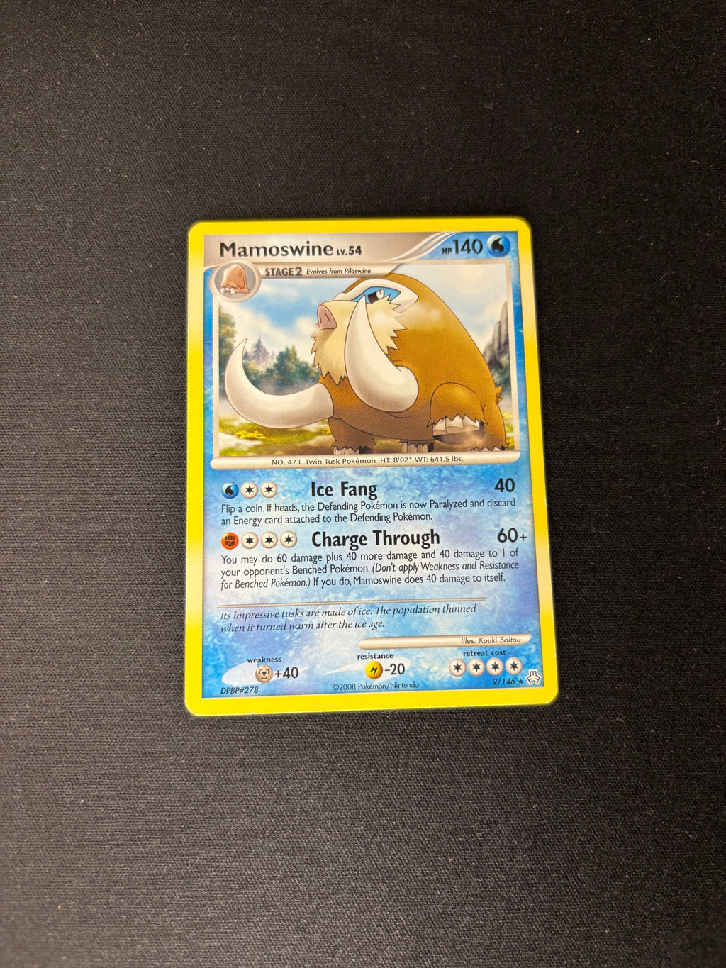 Mamoswine – Deck Exclusives – DP Legends Awakened – #009/146 – MP