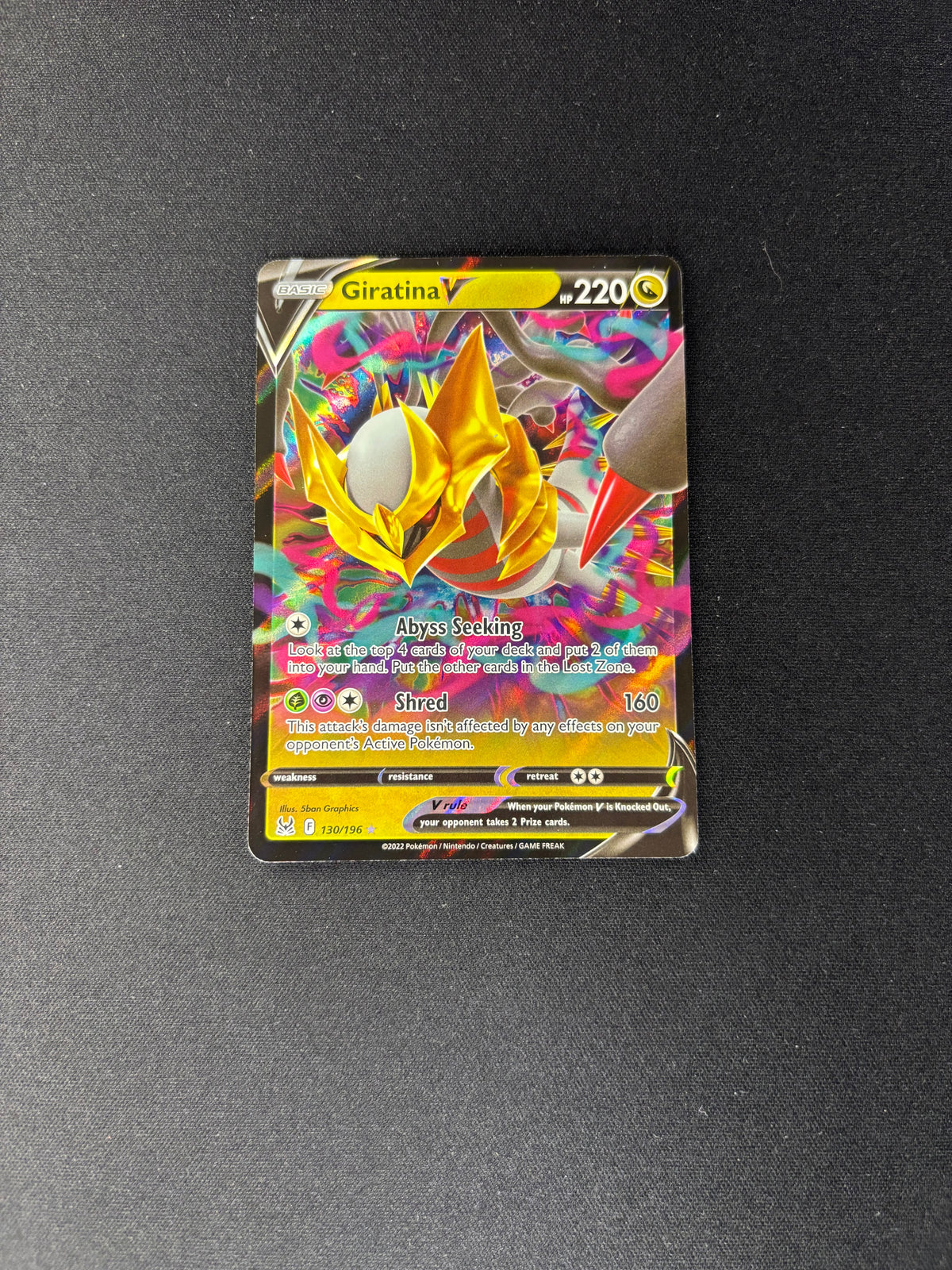 Giratina V – Lost Origin – #130/196 – NM