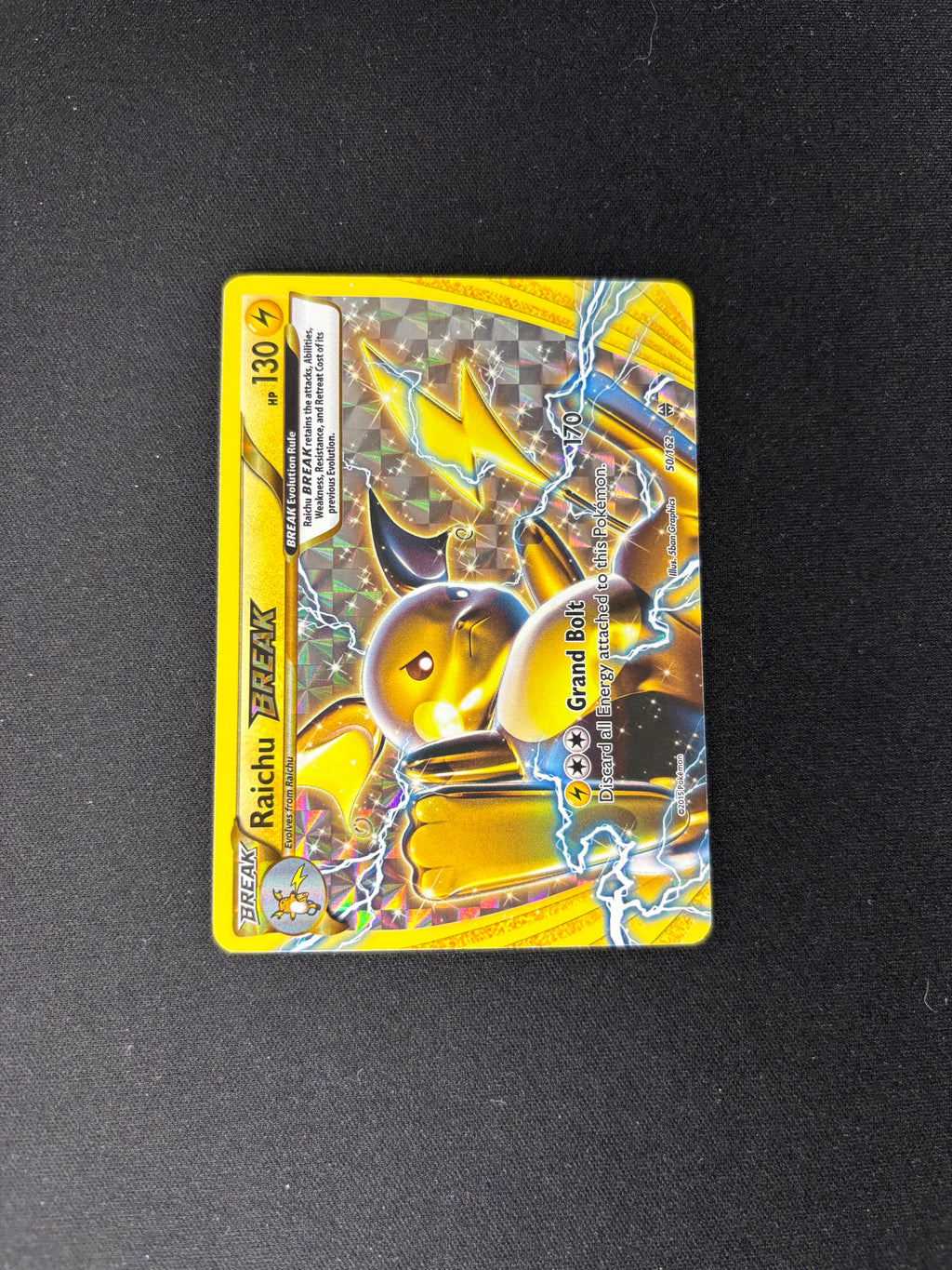 Raichu BREAK – BREAKthrough – Rare BREAK – #50 – NM