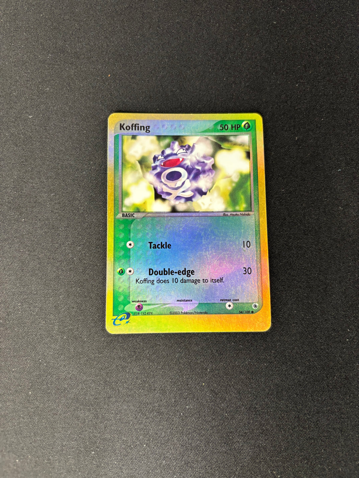 Koffing – EX Ruby & Sapphire – Reverse Holo – #54 – NM