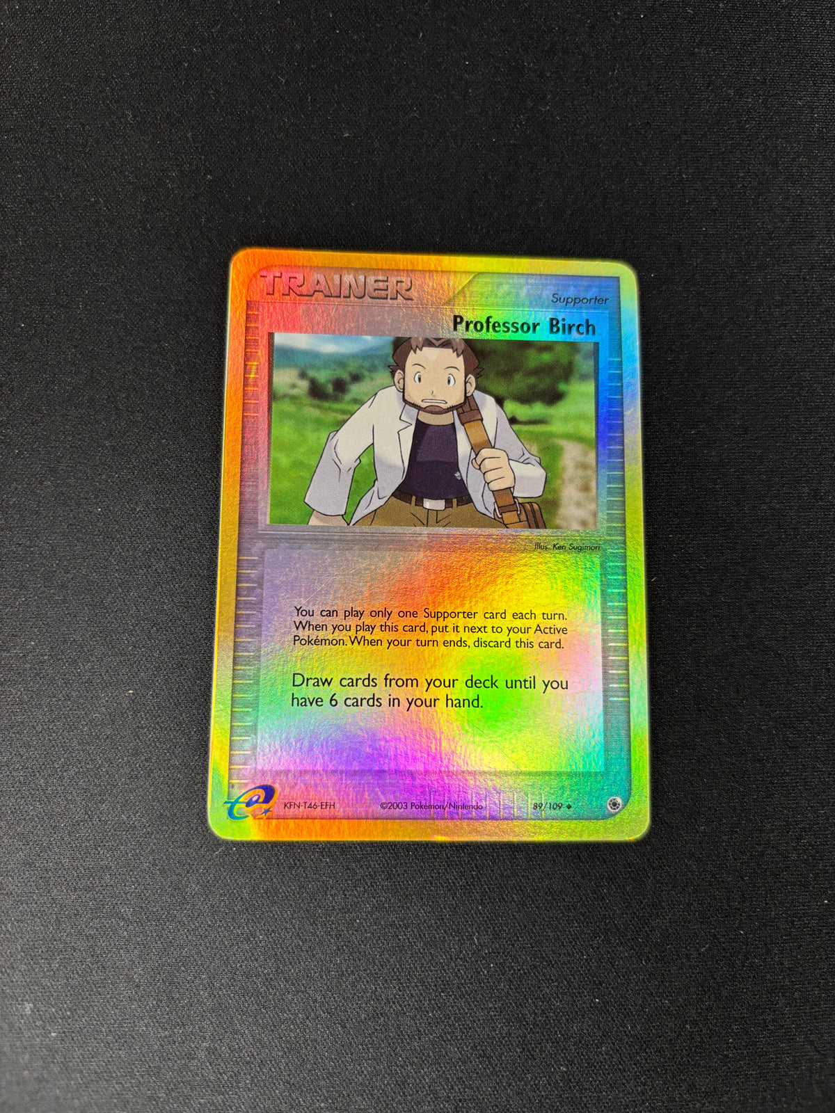 Professor Birch – EX Ruby & Sapphire – Reverse Holo – #89 – MP