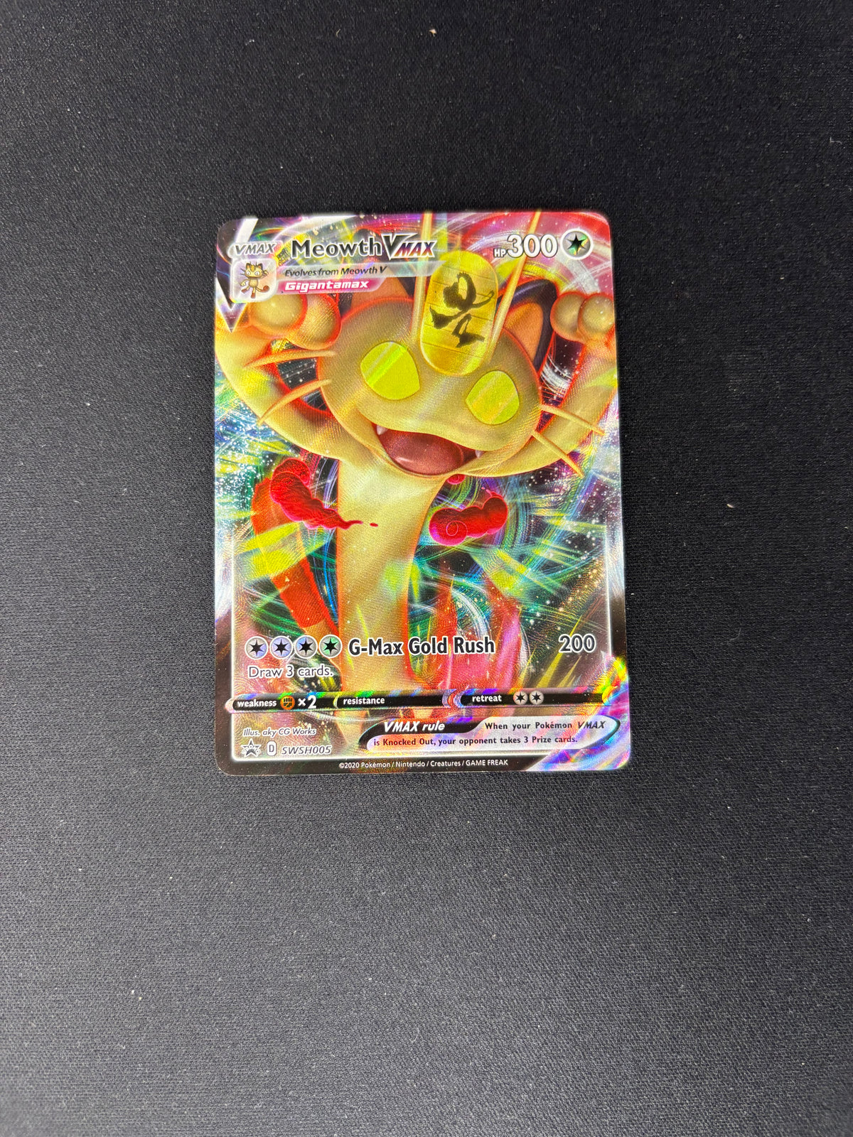 Meowth VMAX – Sword & Shield Promo – #SWSH005 – MP