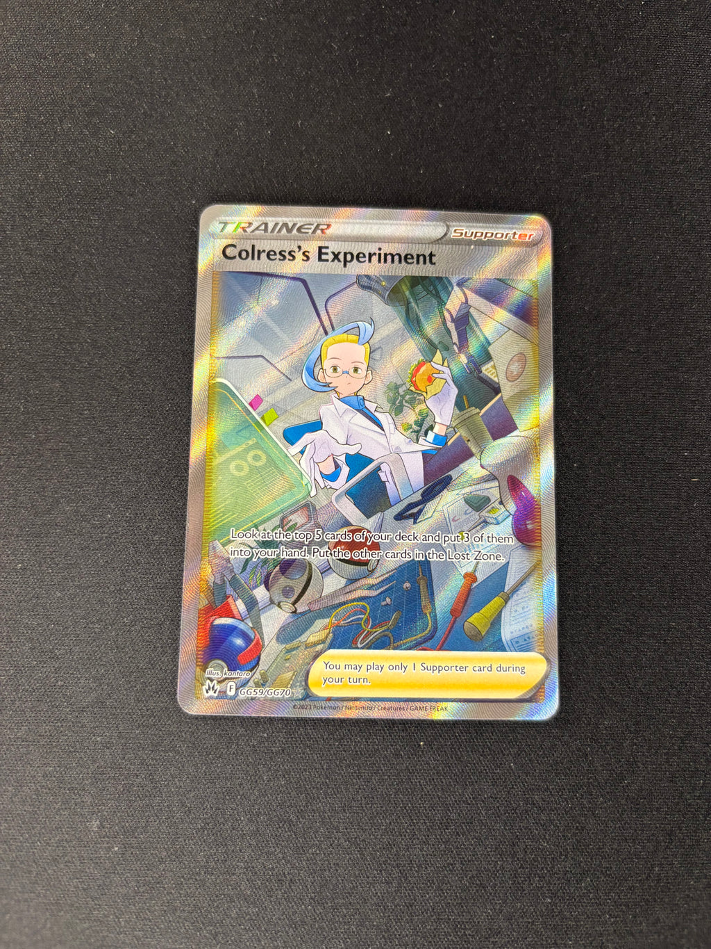 Colress's Experiment – Crown Zenith: Galarian Gallery – #GG59/GG70 – NM
