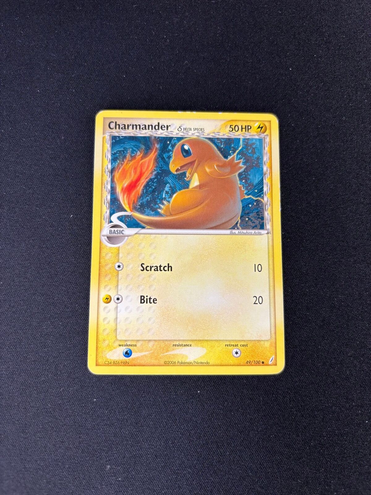 Charmander – EX Crystal Guardians – Delta Species – #49/100 – MP
