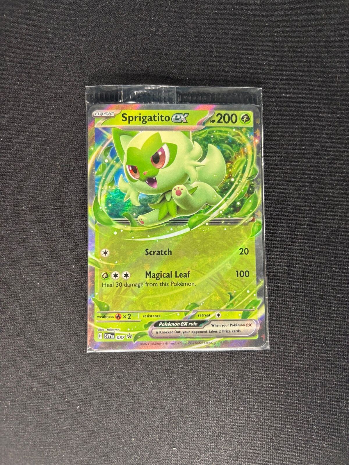Sprigatito ex – Scarlet & Violet Promo – #087 – Sealed