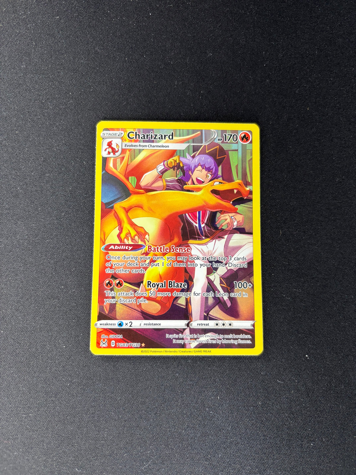 Charizard – Lost Origin Trainer Gallery – #TG03/TG30 – NM