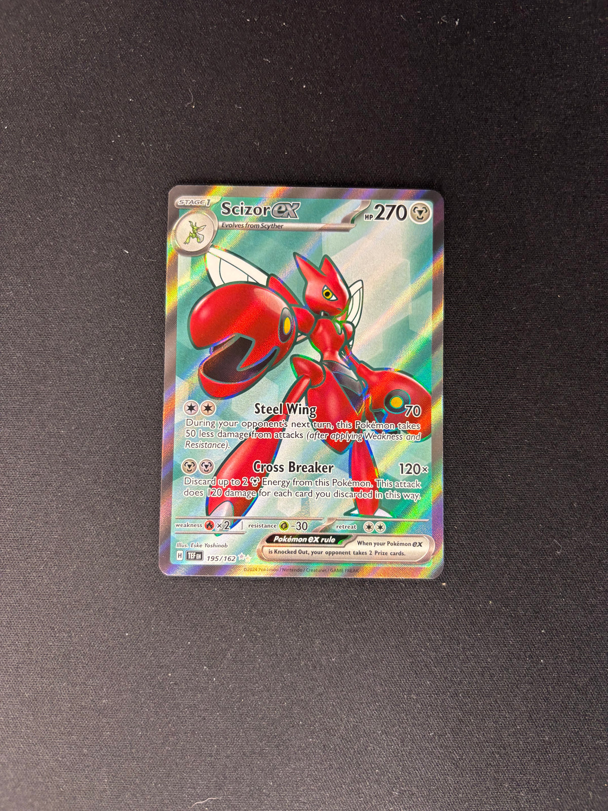 Scizor ex – Temporal Forces – #195/162 – NM
