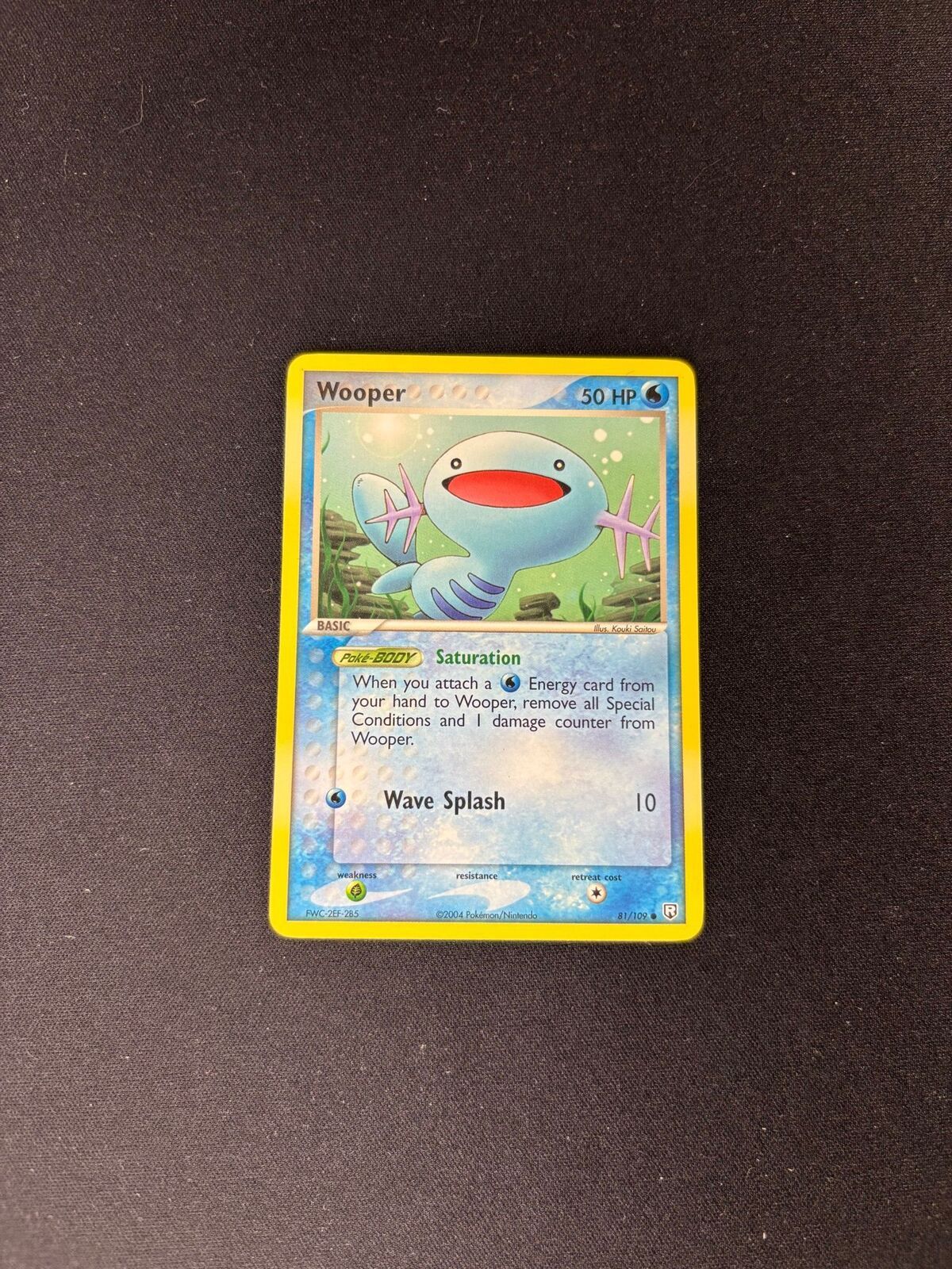 Wooper – EX Team Rocket Returns – #81/109 – NM