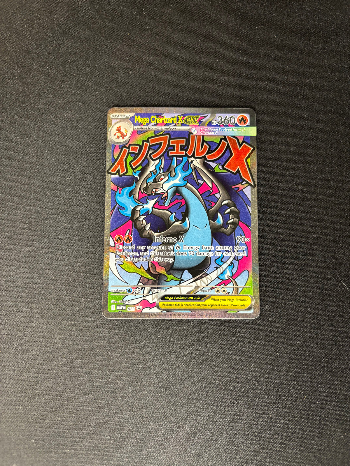 Mega Charizard X ex – Mega Evolution Promos – #023 – NM