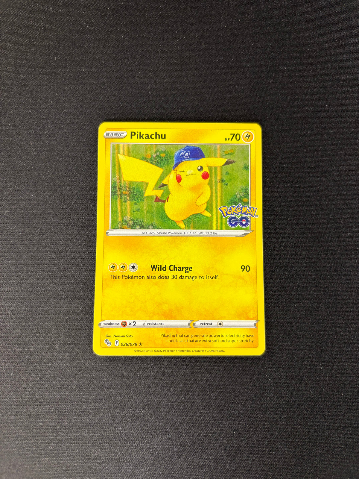 Pikachu – Pokemon Go – #028/078 – NM
