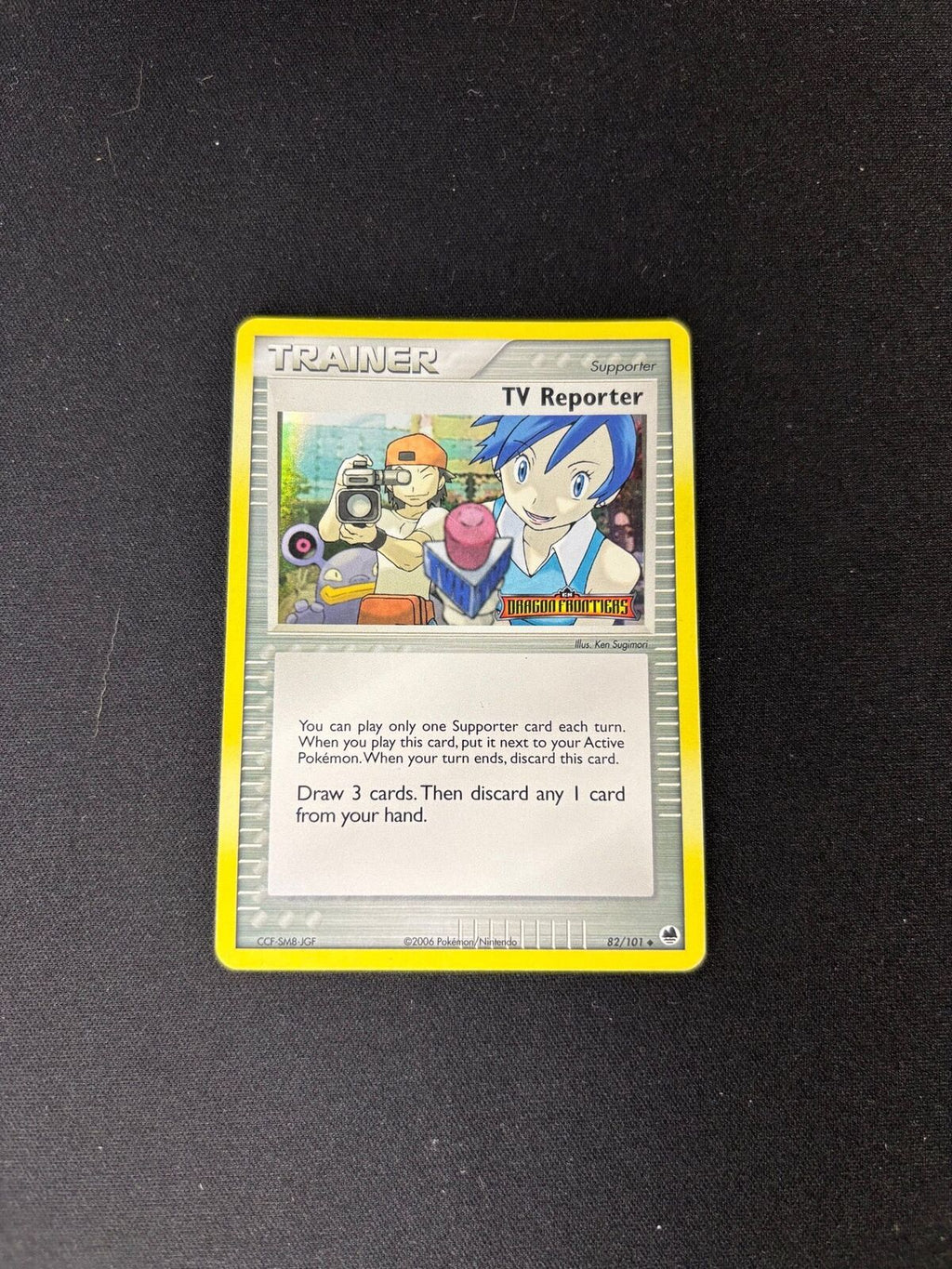 TV Reporter – EX Dragon Frontiers – Reverse Holo – #82/101 – MP