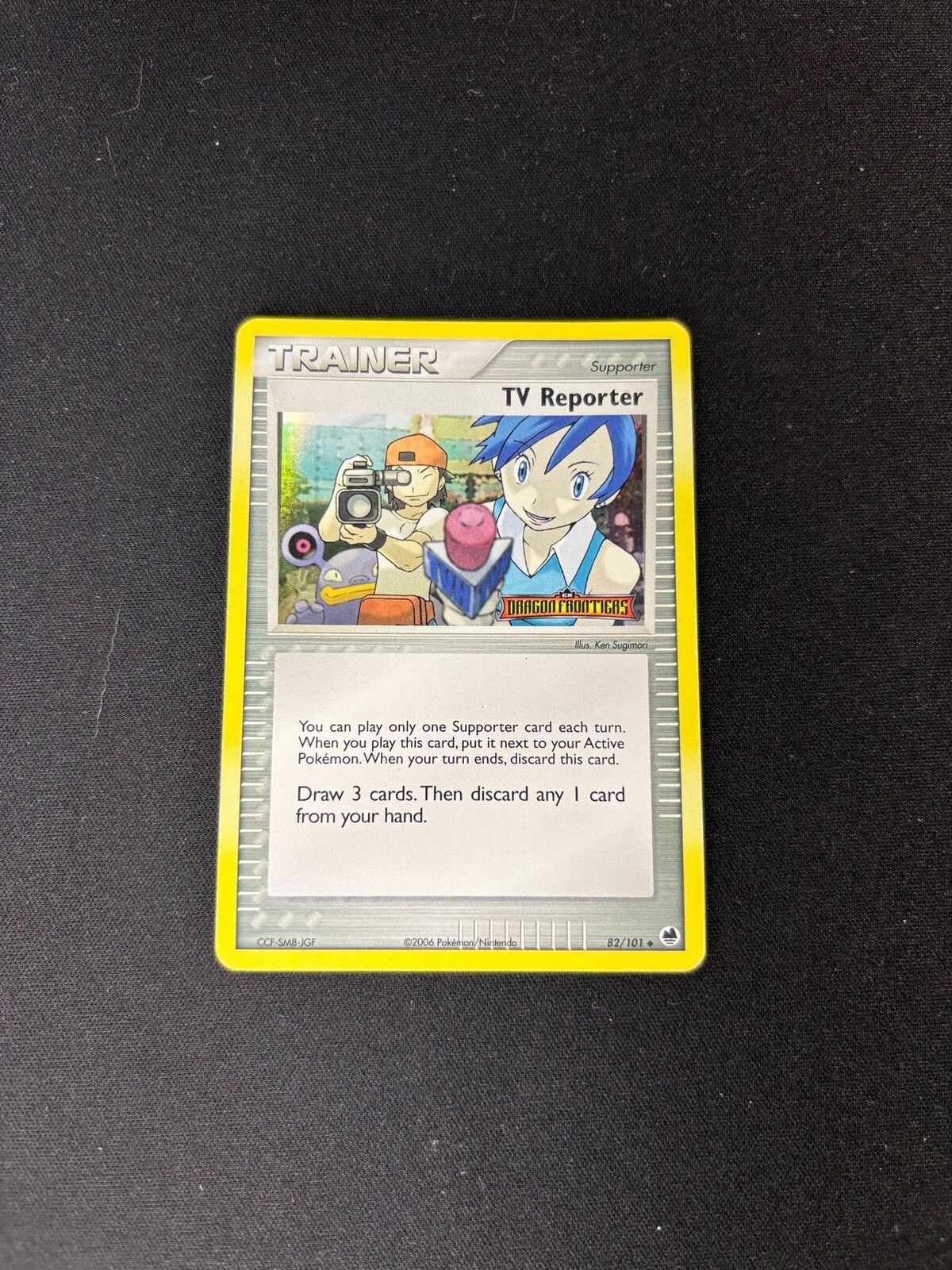 TV Reporter – EX Dragon Frontiers – Reverse Holo – #82/101 – MP