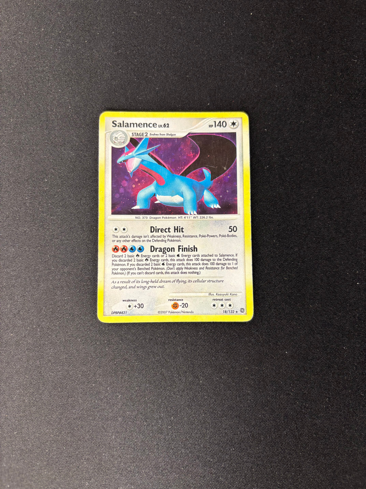 Salamence – Secret Wonders – #18 – HP