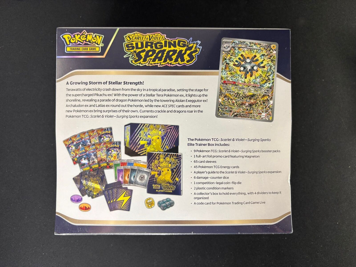 Surging Sparks – Elite Trainer Box (ETB) – Sealed