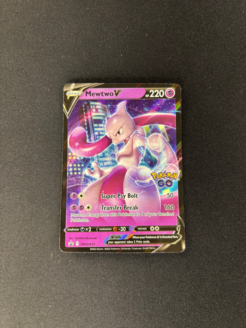 Mewtwo V – Sword & Shield Promo – #SWSH223 – NM