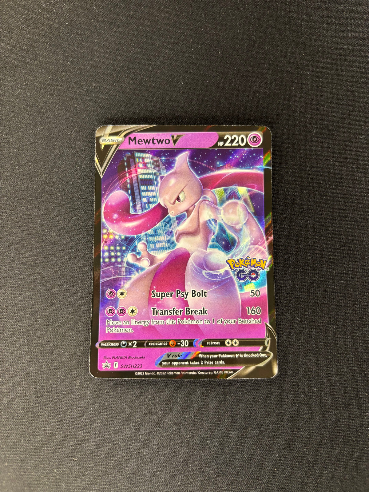 Mewtwo V – Sword & Shield Promo – #SWSH223 – NM