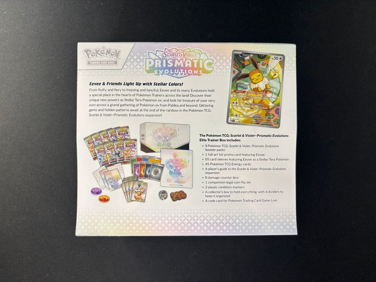 Prismatic Evolutions – Elite Trainer Box (ETB) – Sealed