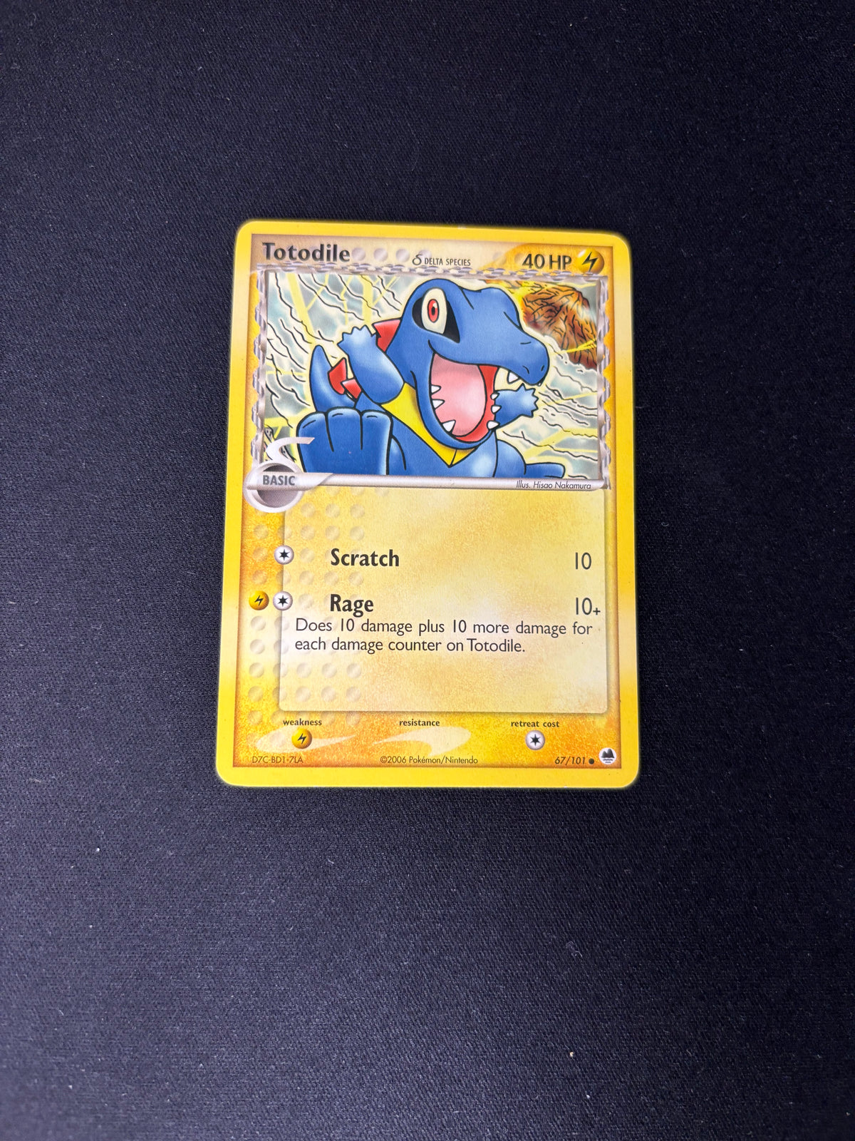 Totodile – EX Dragon Frontiers – Delta Species – #67/101 – LP
