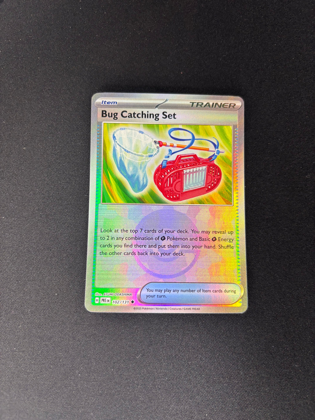 Bug Catching Set – Prismatic Evolutions – Poké Ball Pattern – #102/131 – NM