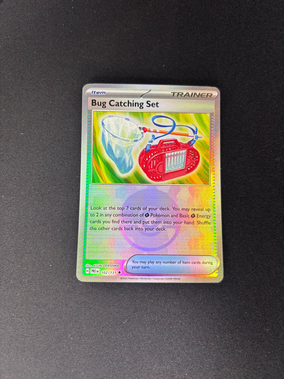 Bug Catching Set – Prismatic Evolutions – Poké Ball Pattern – #102/131 – NM