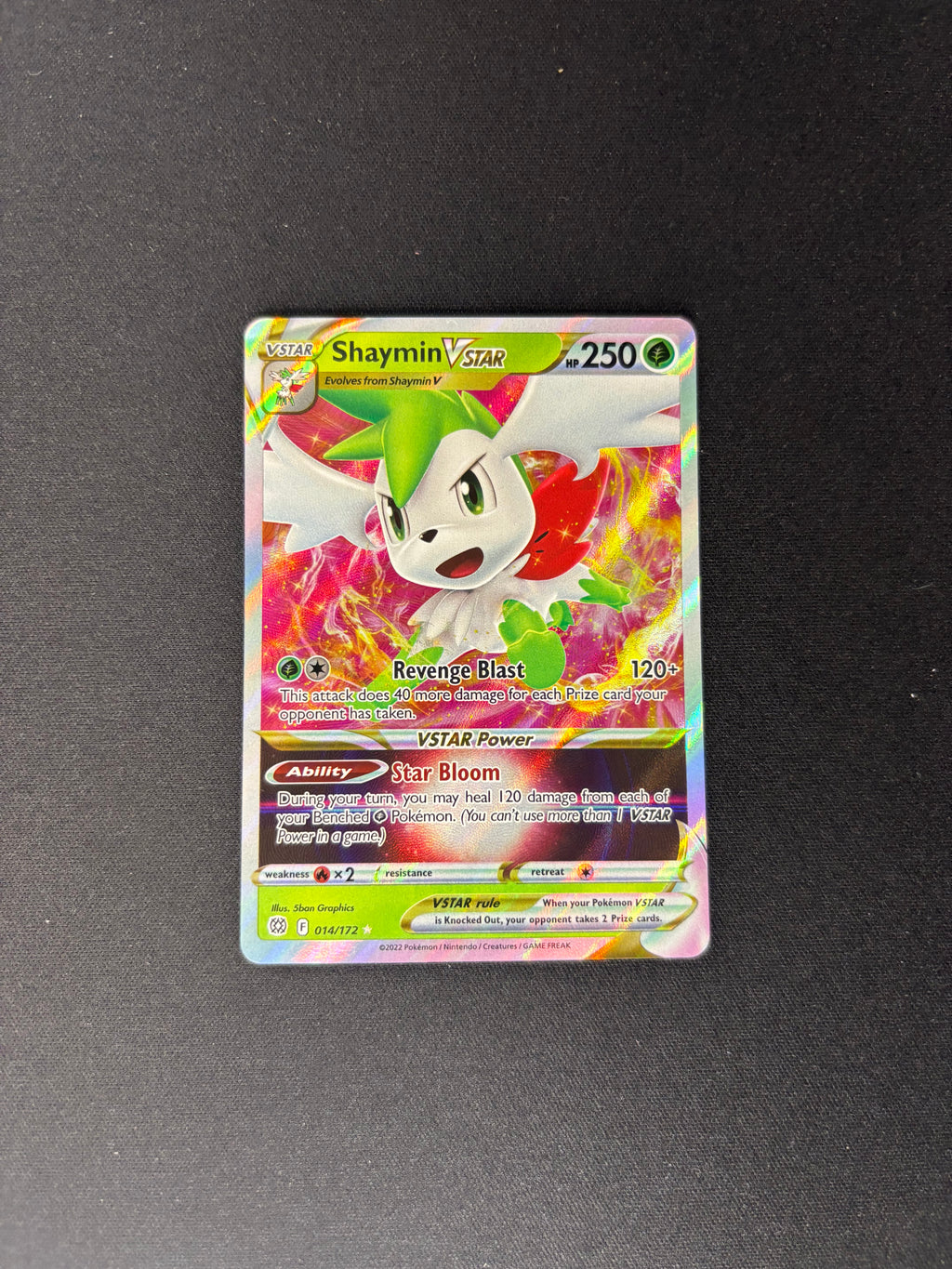 Shaymin VSTAR – Brilliant Stars – #014/172 – NM