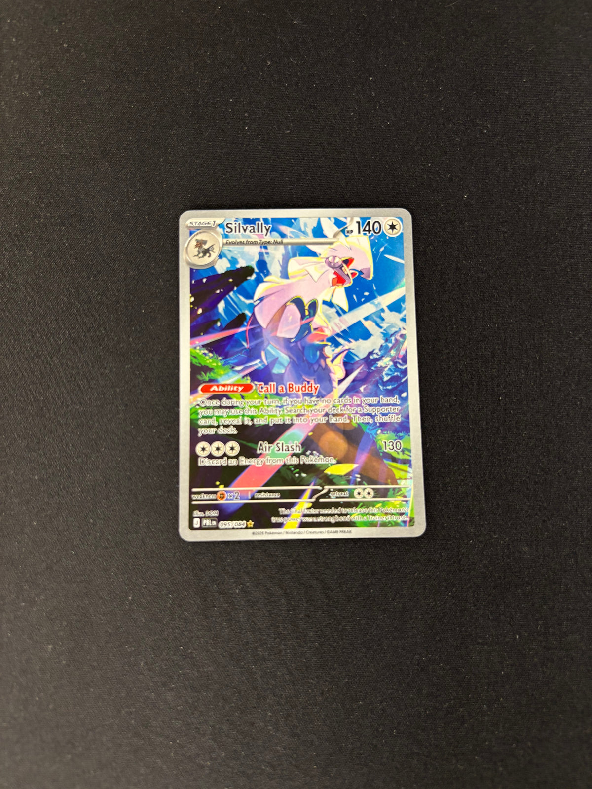 Silvally – Pitch Black – Illustration Rare – #095/084 – NM