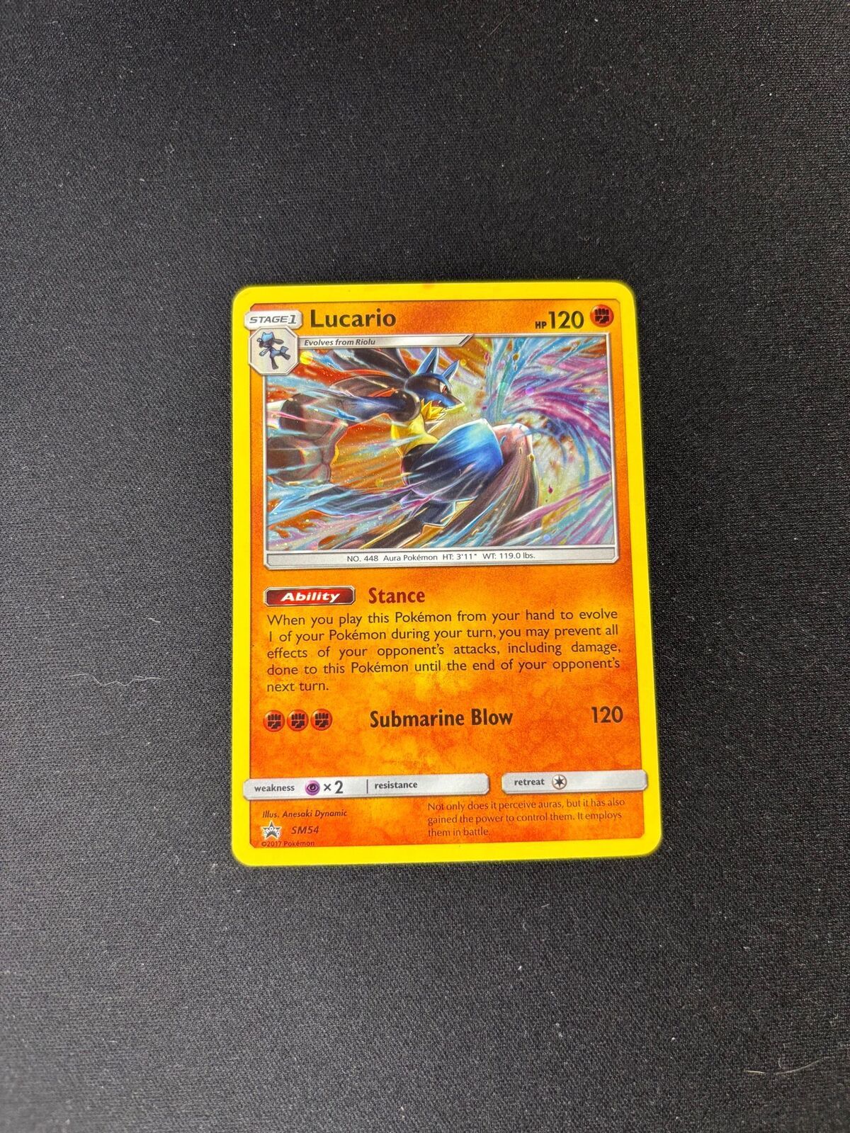 Lucario – Sun & Moon Promo – #SM54 – NM