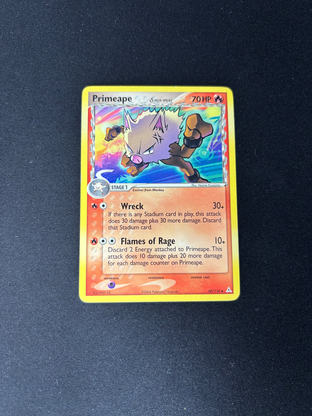 Primeape – EX Holon Phantoms – Delta Species – #50 – LP