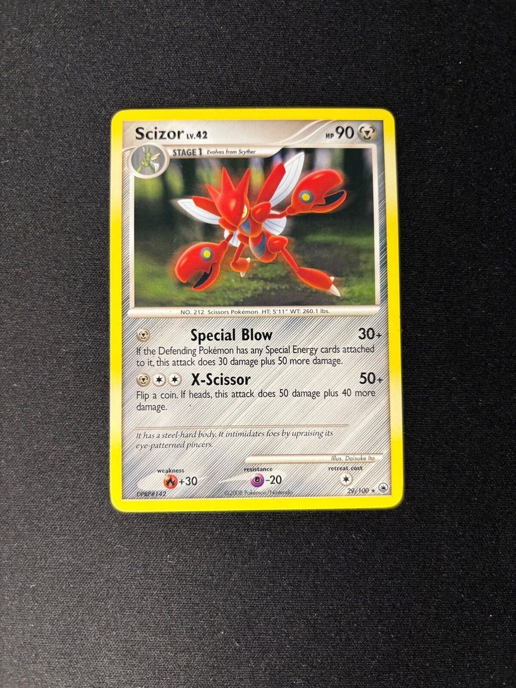 Scizor – Majestic Dawn – #29/100 – MP
