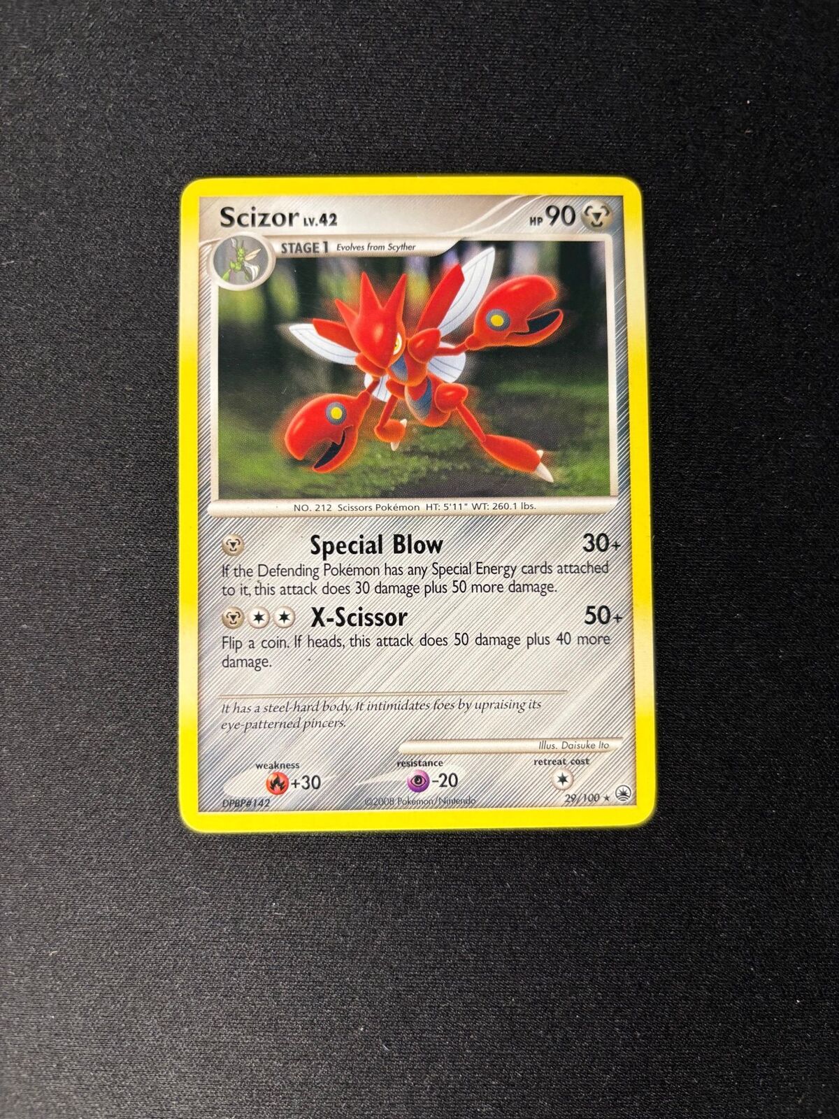 Scizor – Majestic Dawn – #29/100 – MP