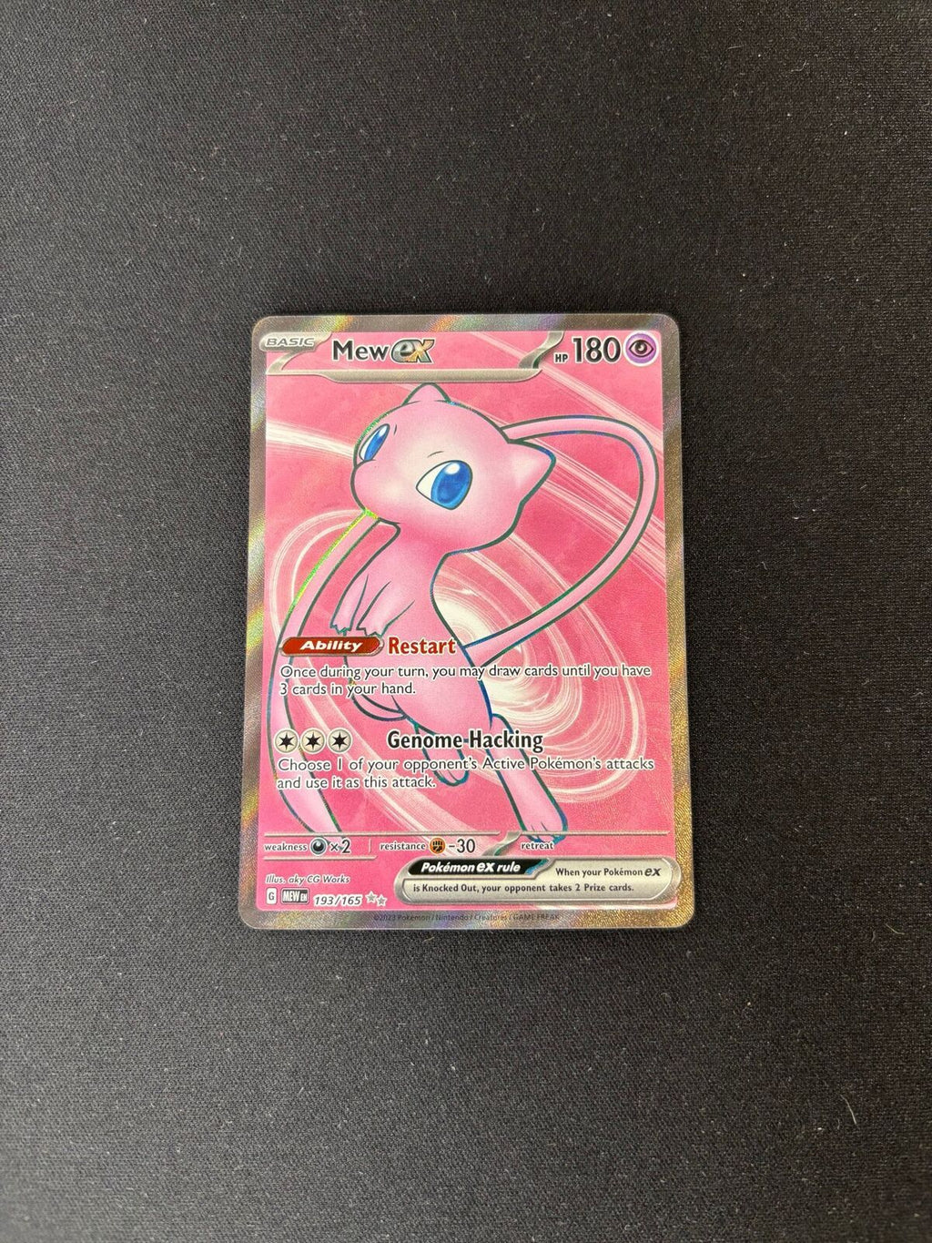 Mew ex – SV: 151 – #193/165 – NM