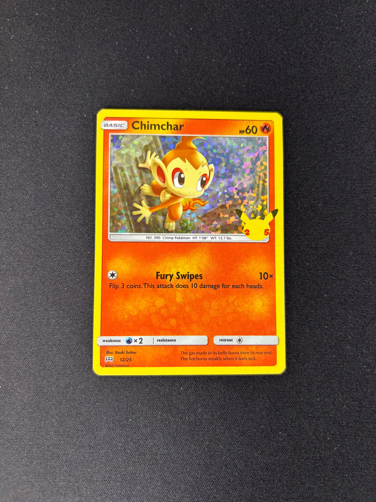Chimchar – McDonald's 25th Anniversary Promos – #12/25 – NM