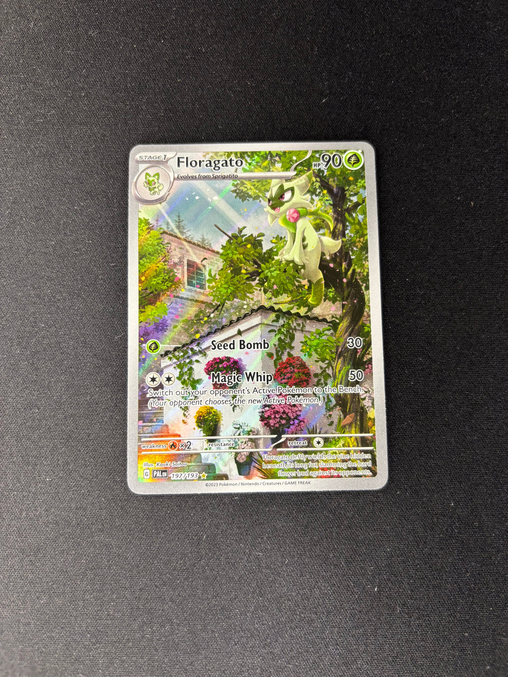 Floragato – Paldea Evolved – Illustration Rare – #197/193 – LP