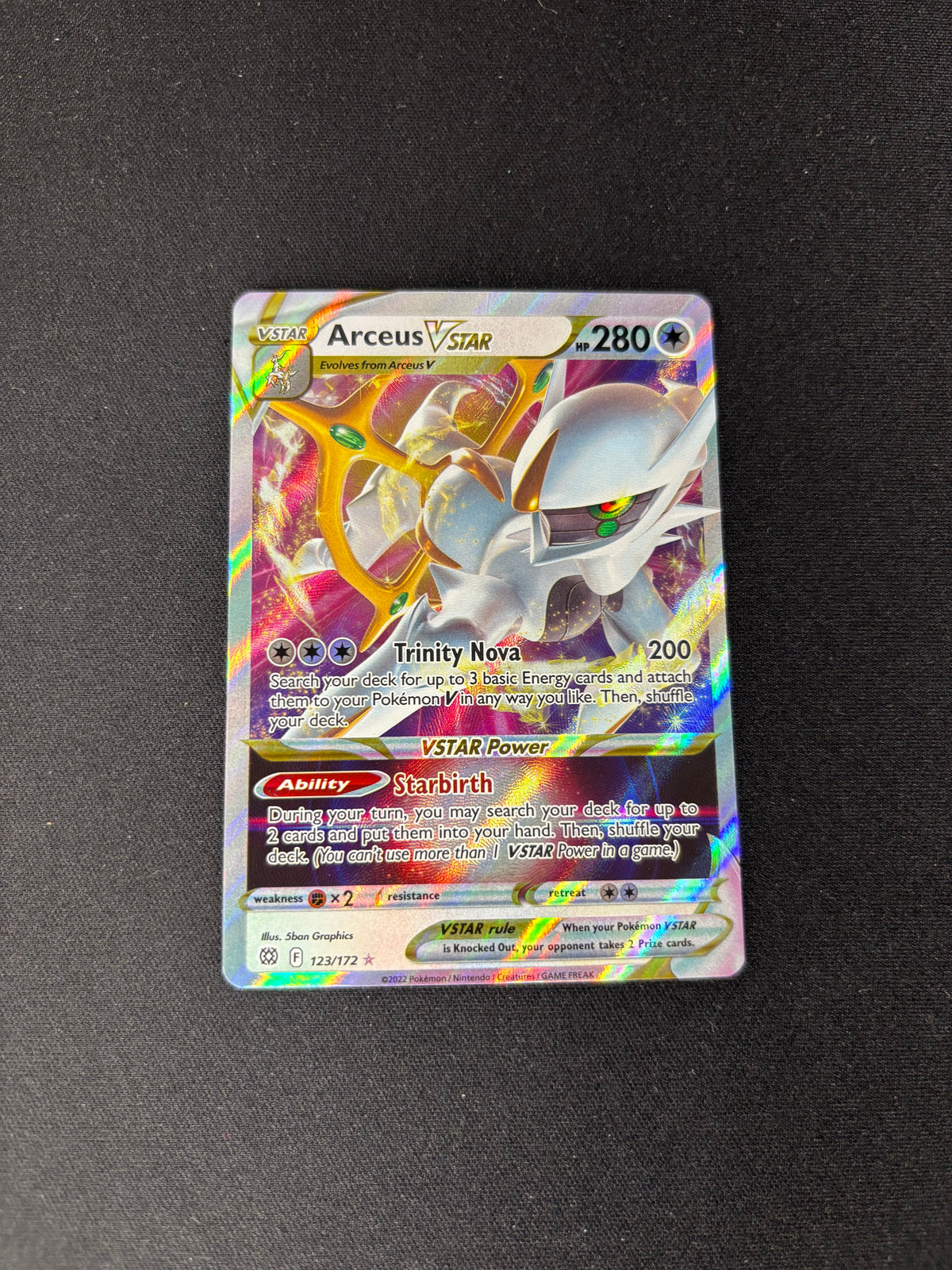 Arceus VSTAR – Brilliant Stars – #123/172 – NM