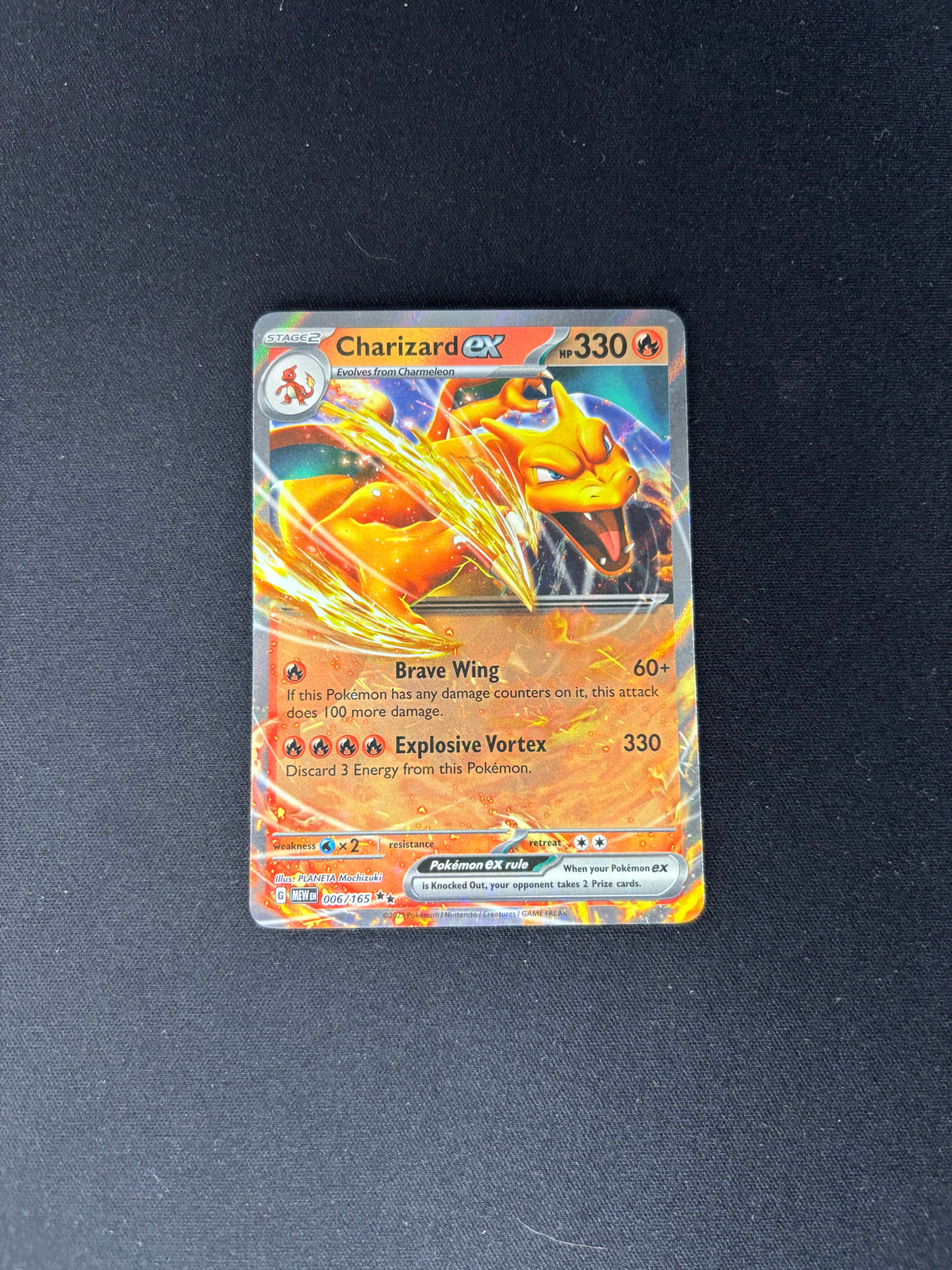 Charizard ex – SV: 151 – #006/165 – NM