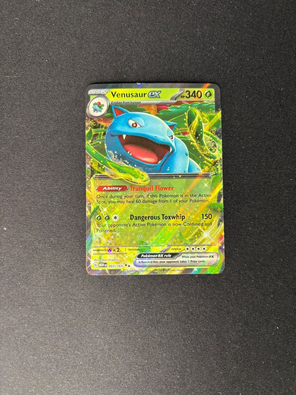 Venusaur ex – SV: 151 – #003/165 – NM