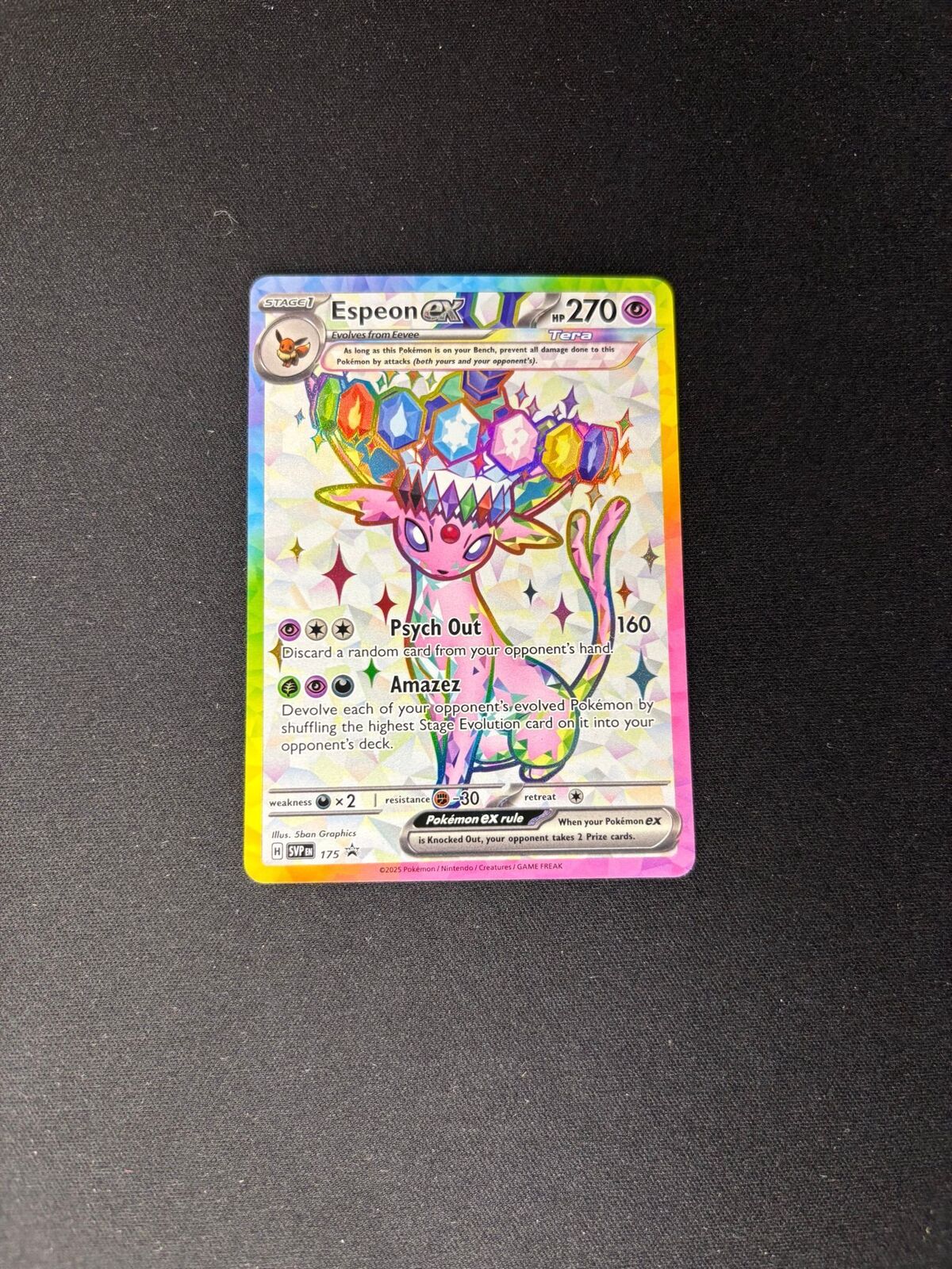 Espeon ex – Scarlet & Violet Promo – #175 – NM