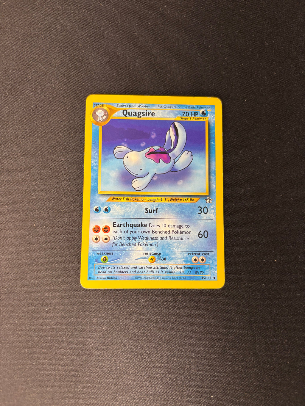 Quagsire – Neo Genesis – #45 – MP