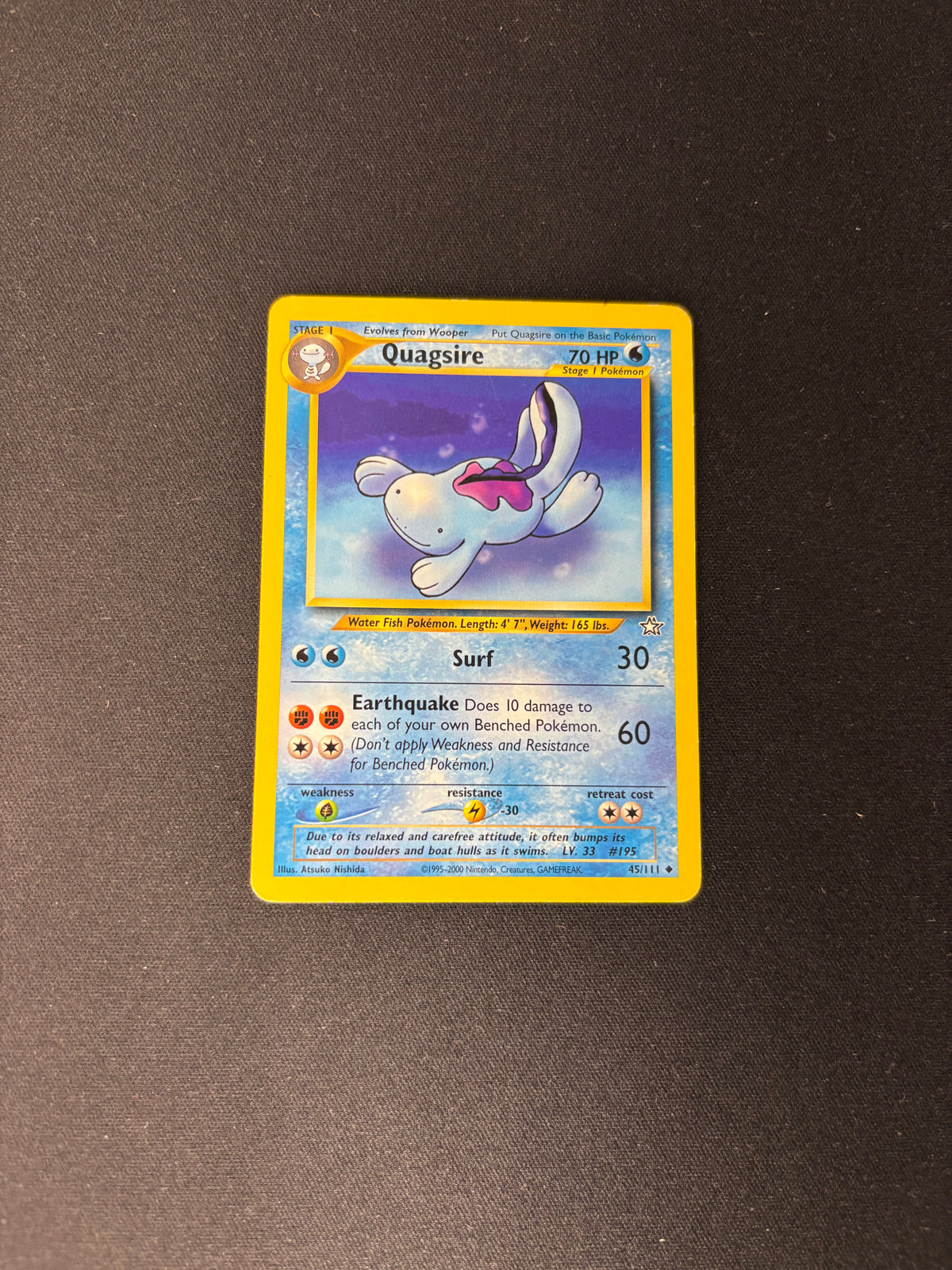 Quagsire – Neo Genesis – #45 – MP