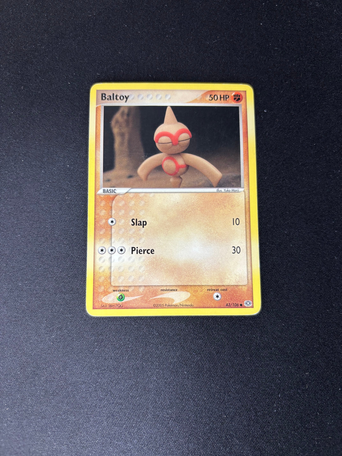 Baltoy – EX Emerald – #43 – HP