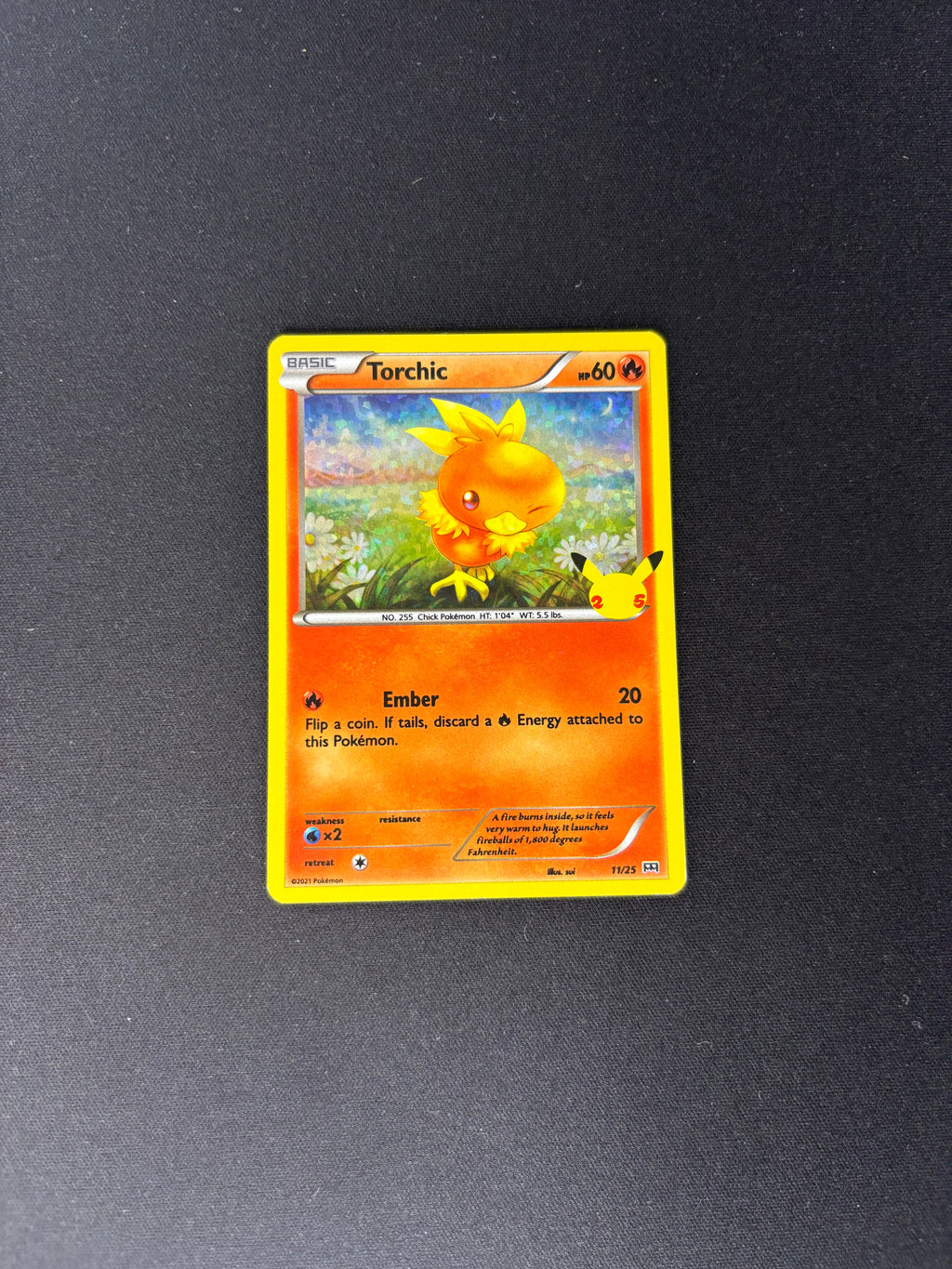 Torchic – McDonald's 25th Anniversary Promos – #11/25 – NM