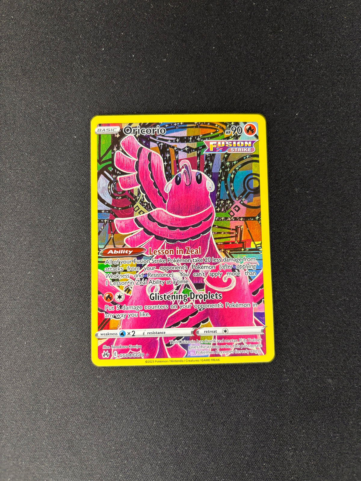 Oricorio – Crown Zenith: Galarian Gallery – #GG04/GG70 – NM