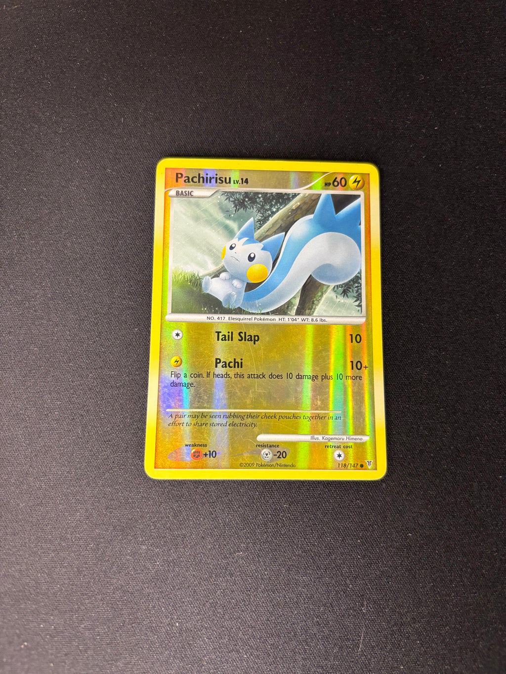 Pachirisu – Supreme Victors – Reverse Holo – #118 – MP