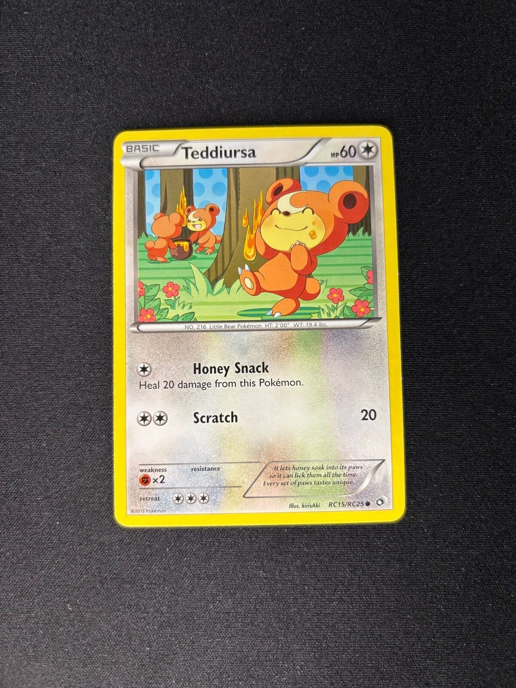 Teddiursa – Legendary Treasures: Radiant Collections – #RC15/RC25 – NM