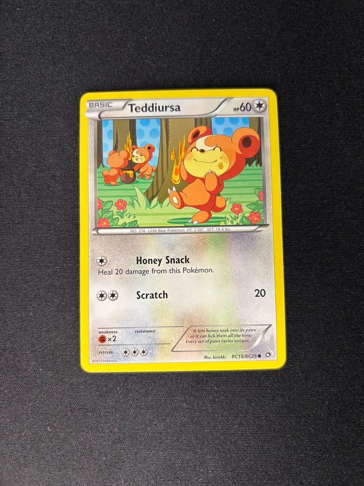 Teddiursa – Legendary Treasures: Radiant Collections – #RC15/RC25 – NM