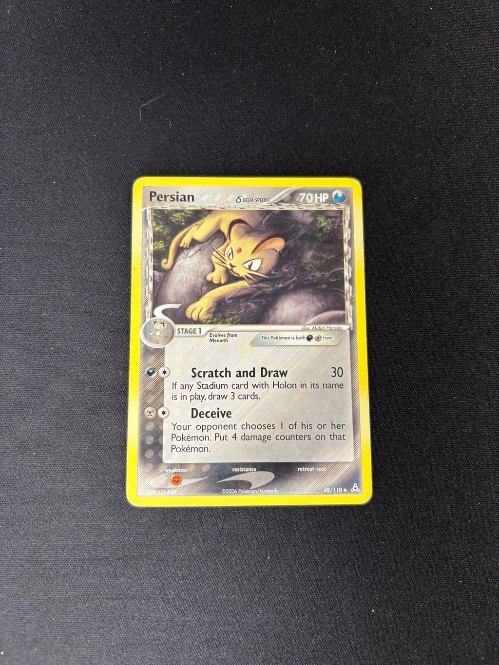Persian – EX Holon Phantoms – Delta Species – #48/110 – MP