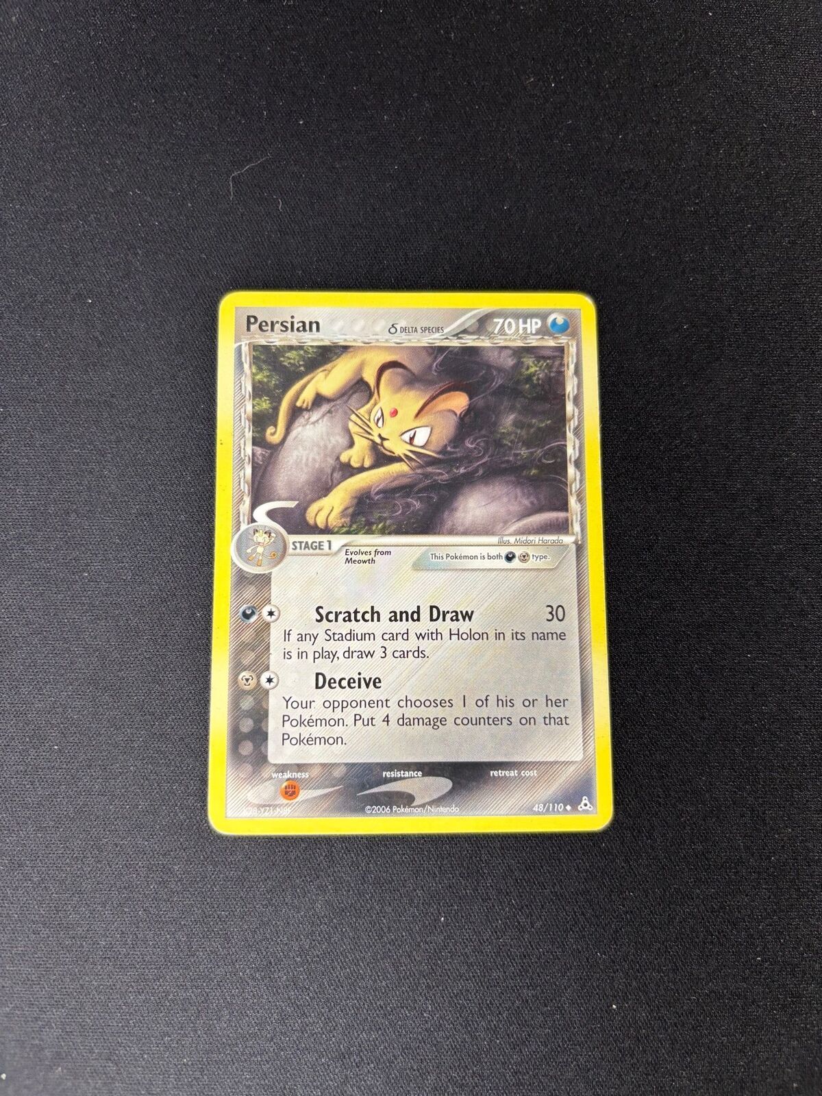 Persian – EX Holon Phantoms – Delta Species – #48/110 – MP